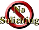 no soliciting